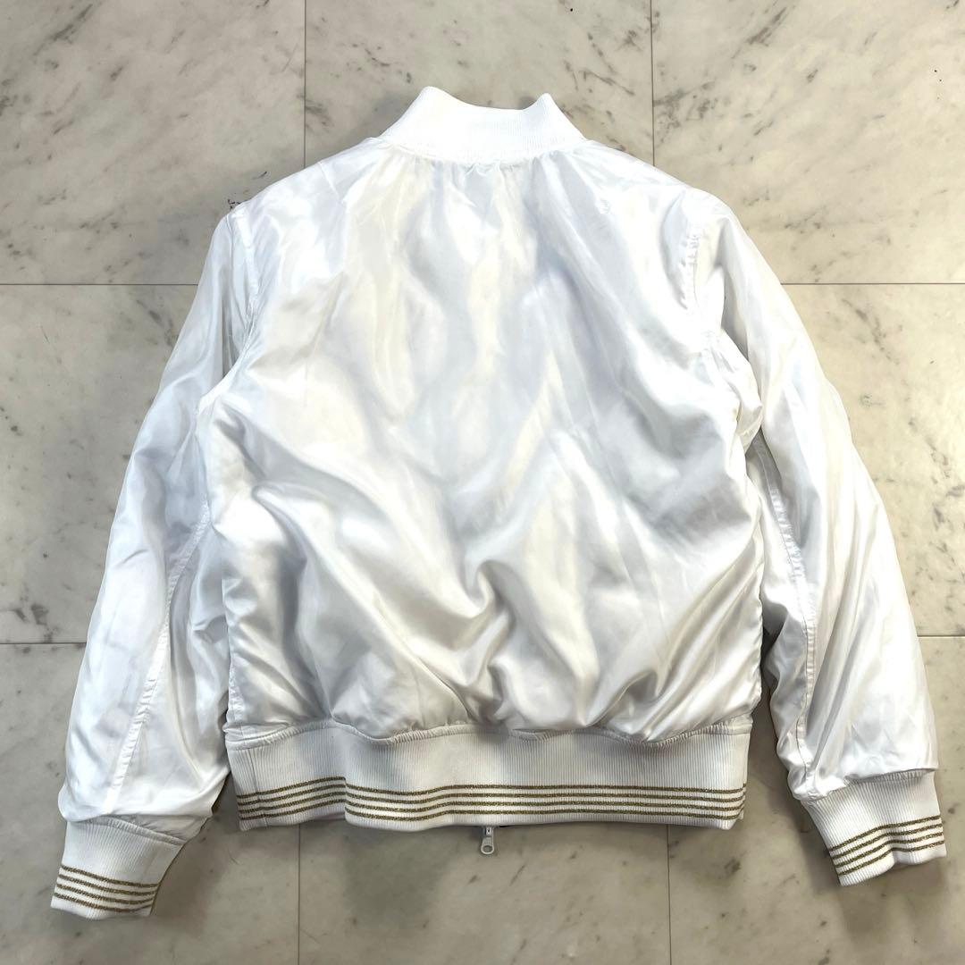 極美品♪キャロウェイ 2way リバーシブル MA-1 花柄ダウンジャケット L