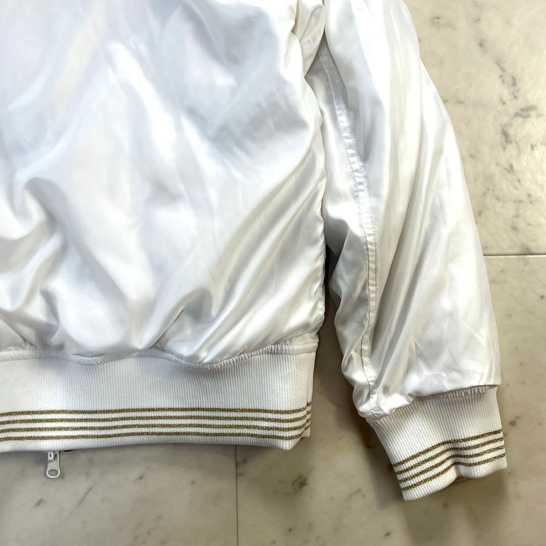 極美品♪キャロウェイ 2way リバーシブル MA-1 花柄ダウンジャケット L