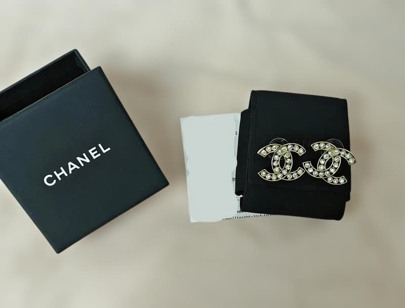 美品 シャネル COCO マーク パール ピアス