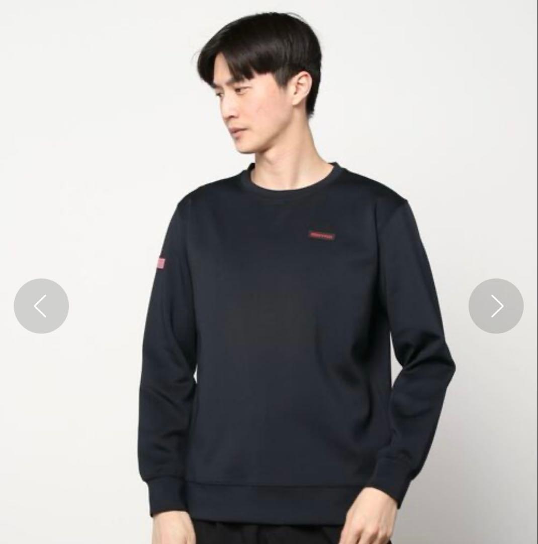 ブリーフィングゴルフ】3DLOGOCREWNECK/メンズ3Dロゴクルーネック