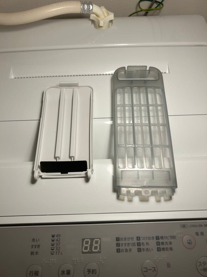 【送料込】Panasonic 縦型洗濯機2023年製　6.0kg ホワイト