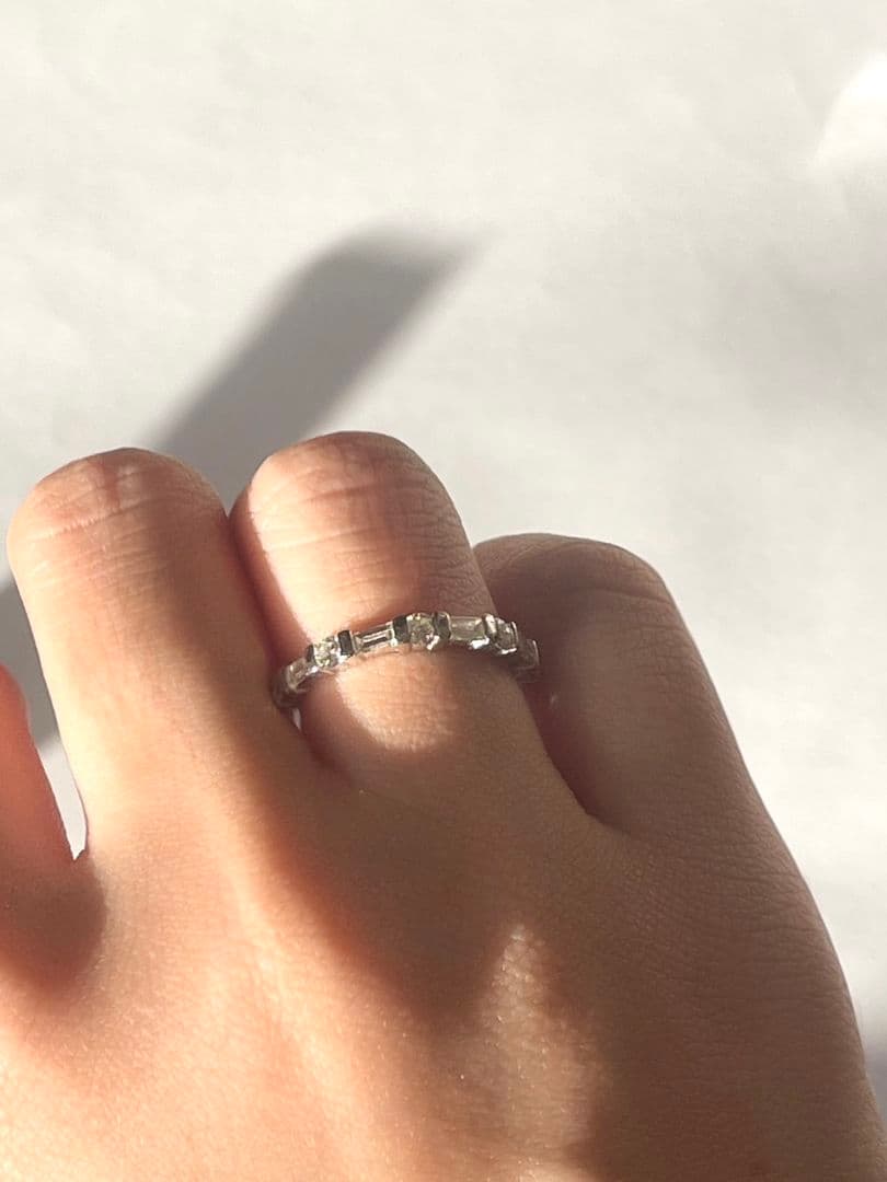 ダイヤモンドリング 0.5ct K18WG