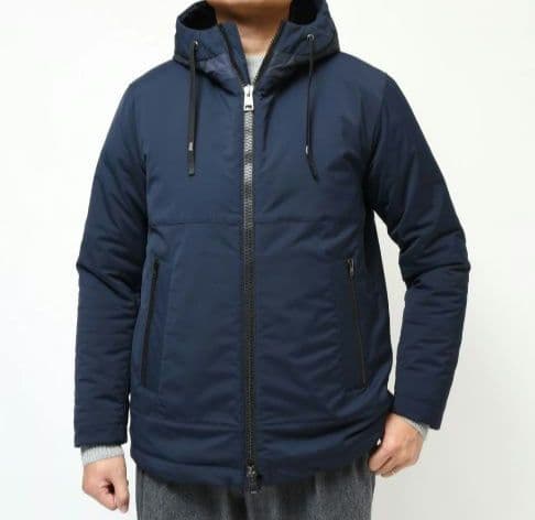 新品 2023AW HERNO ウォーターリペレントフェイクファー中綿ブルゾン