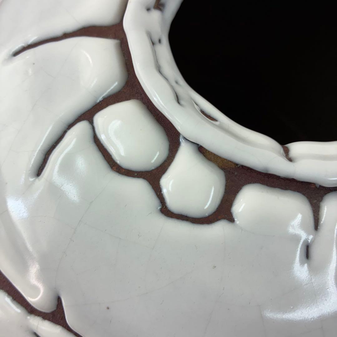 萩焼】椿秀窯 庄 圭一郎 白燿 花生 花瓶 飾り壺 木箱入 - メルカリ