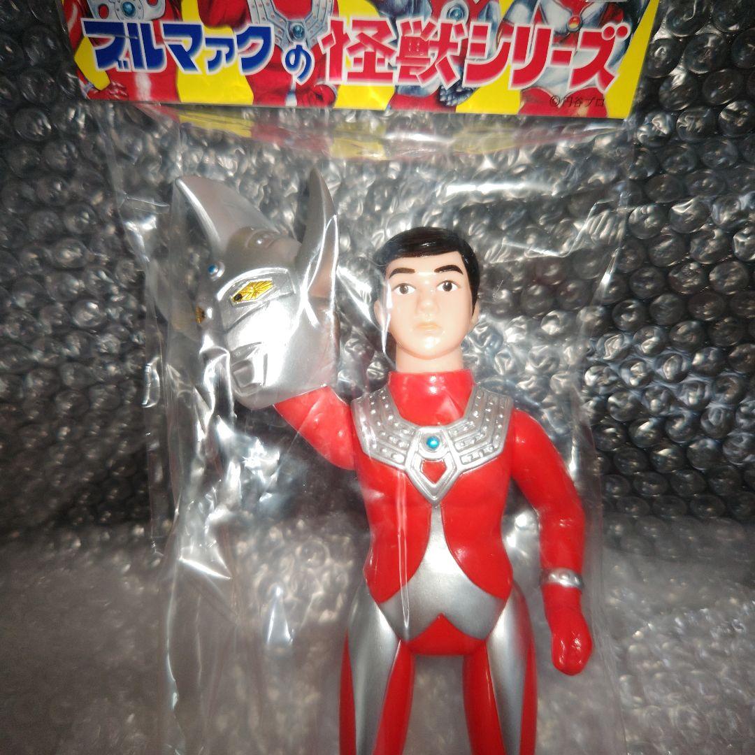 ブルマァク ウルトラマンタロウ ソフビ マスク取れ 復刻版 未開封