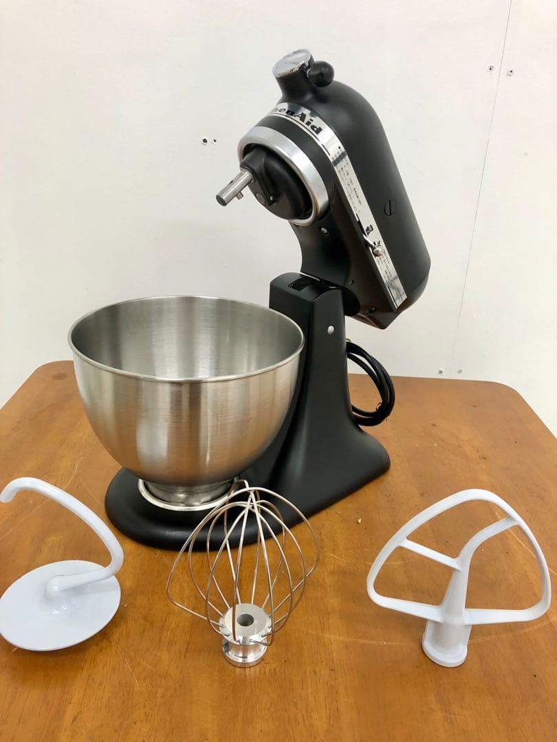 美品　Kitchenaid キッチンエイド　ミキサー9KSM95 動作保証 KitchenAid 9KSM95 スタンドミキサー ユーザーマニュアル