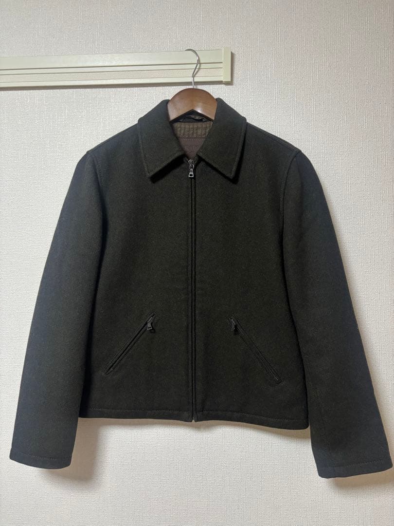 PRADA 1998AW ジップアップジャケット ダークグレー 1998FW PRADA zip up short jacket - メルカリ