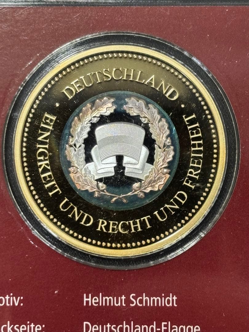 純銀】ドイツ東西統合記念 プルーフ銀貨13.5g！Fine silver999 - メルカリ