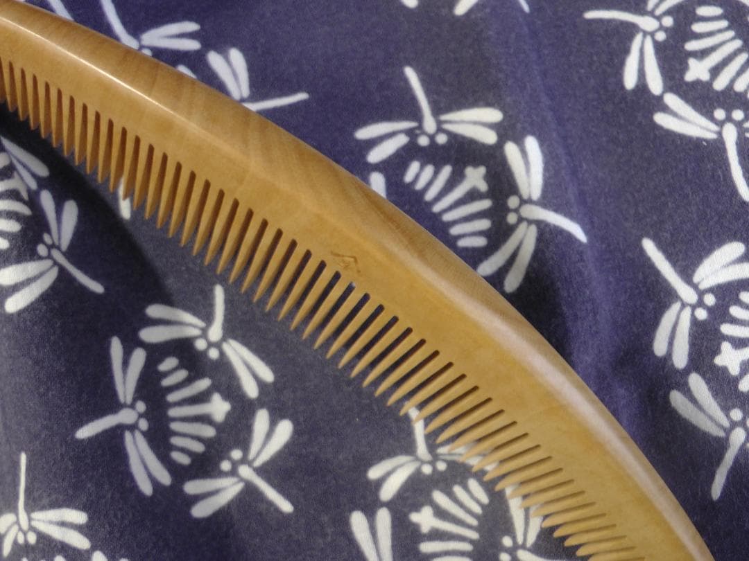 山半京都二十三やつげ櫛薩摩つげ櫛