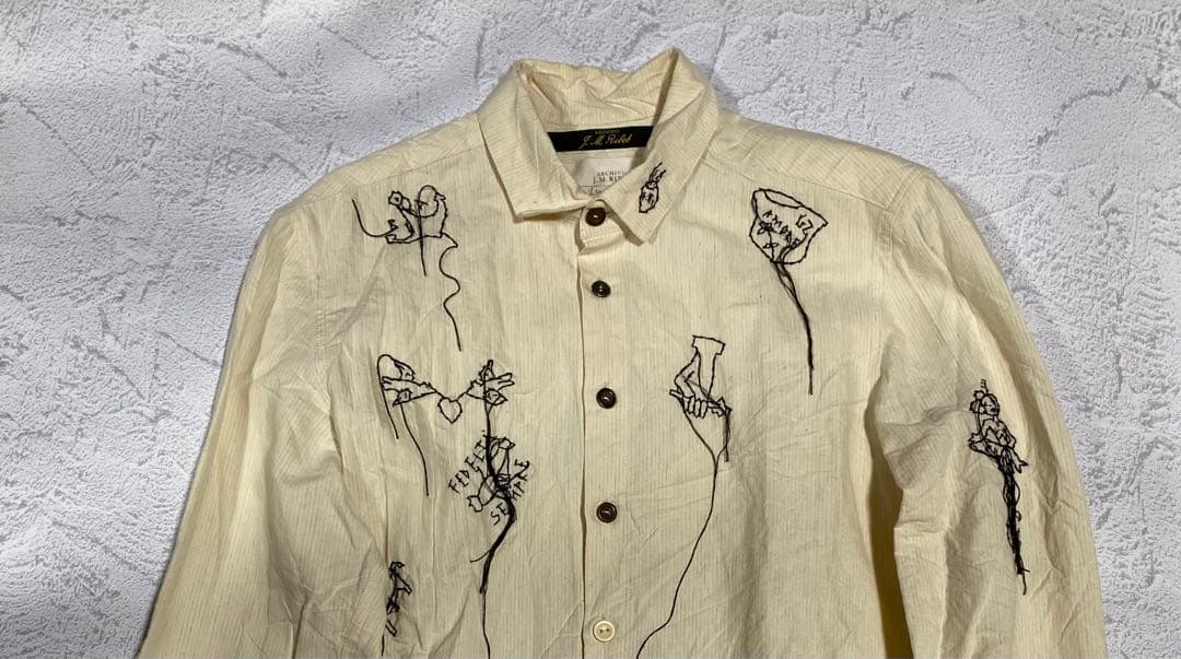 【極希少・新品】ARCHIVIO J.M.Ribot オールハンドステッチシャツ