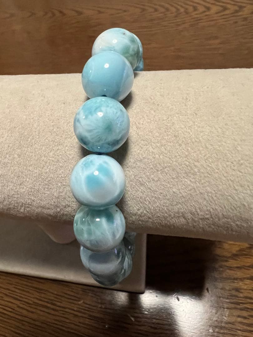 訳ありラリマー小さな黒点あり、濃いめ綺麗です