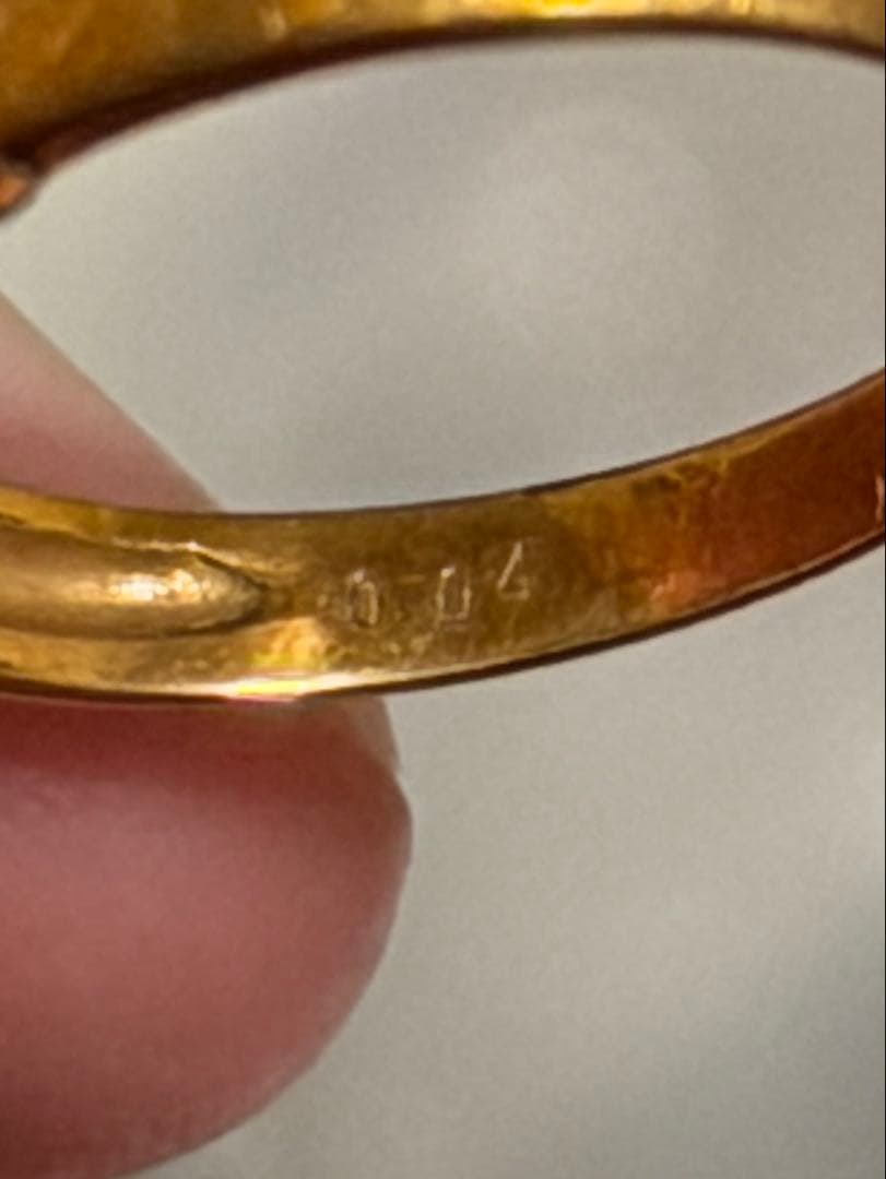 U*n様 アクアマリン ダイヤモンド ゴールドリング 2.0g