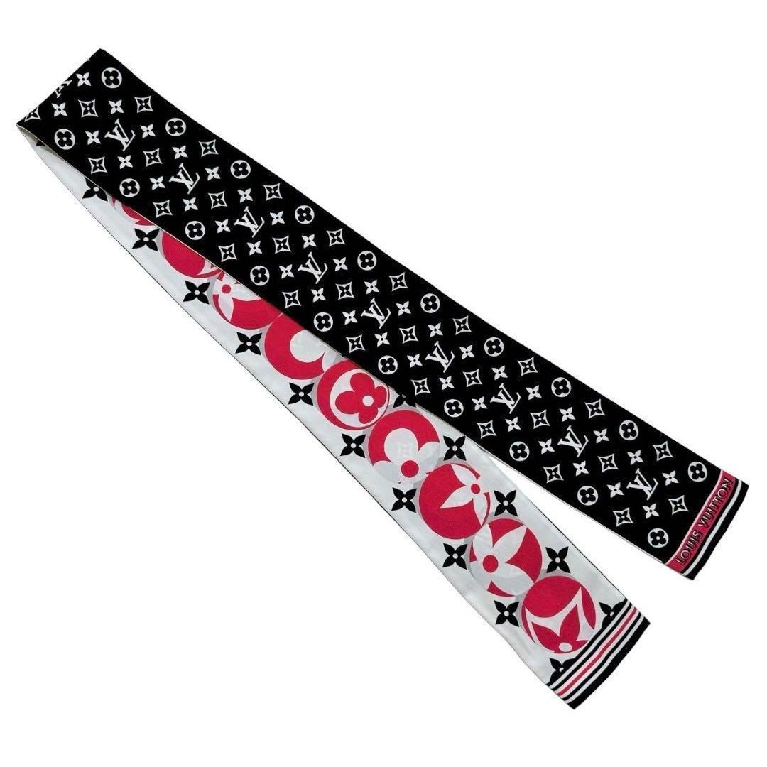 ルイヴィトン モノグラム マーブルズ シルク バンドー スカーフ タグ