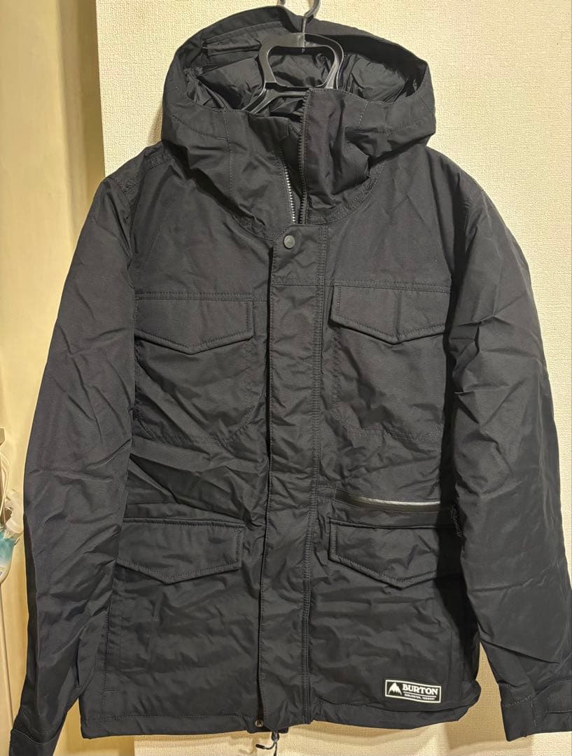 BURTON ブラック ジャケット フード付き BURTON（バートン） スノーボードウェア メンズ ジャケット 25-26
