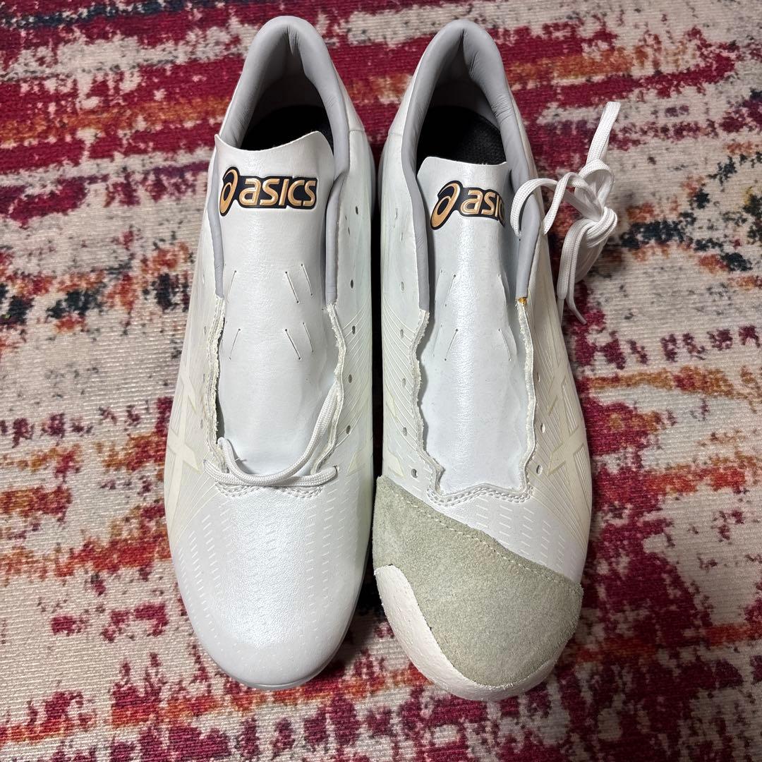 asics ホワイト スパイクシューズ 27cm新品未使用 ASICS アシックス DS LIGHT X-FLY 5(ホワイト×ブラック) 1101A047 100
