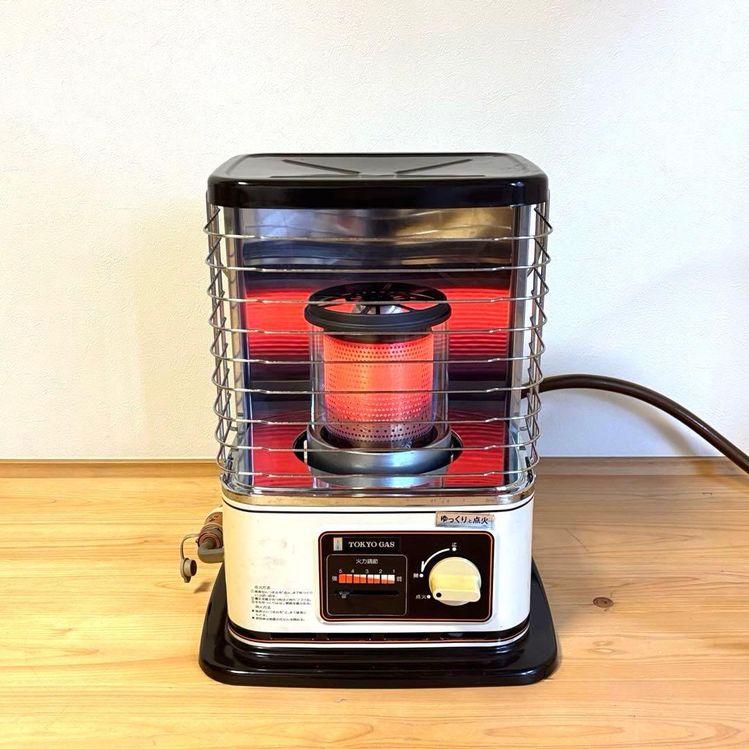 可動品☆箱付☆ ナショナル ガスストーブ 都市ガス用 GS-28DG 昭和