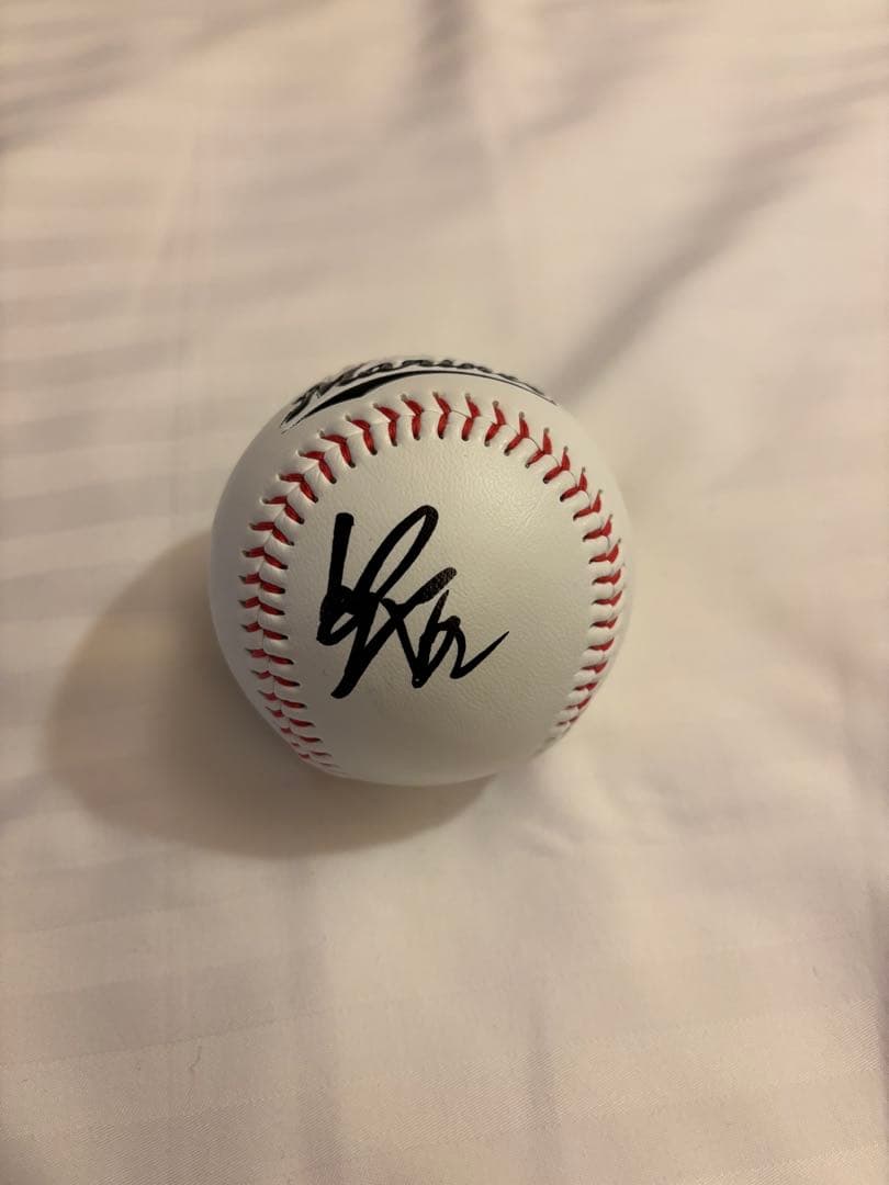 千葉ロッテマリーンズ 佐藤都志也 直筆サインボール ロゴ球 - メルカリ