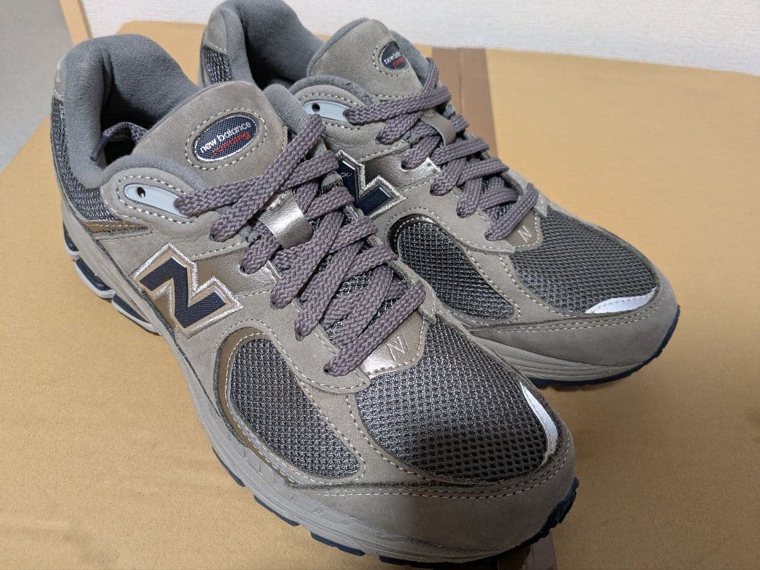 ニューバランス ML2002RA 27cm グレー ネイビー 美中古品 New Balance（ニューバランス） NEW BALANCE ML2002RA ” GRAY NAVY