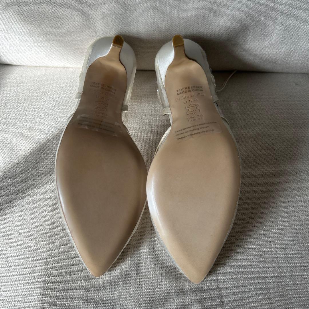 新品未使用　Bella Belle ビーズ刺繍入り　ハイヒール　24.5cm