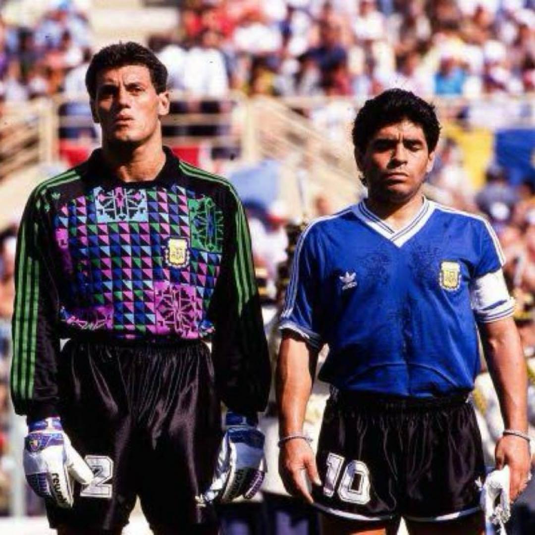 未使用】adidas アルゼンチン代表 1990復刻 キーパーユニフォーム S