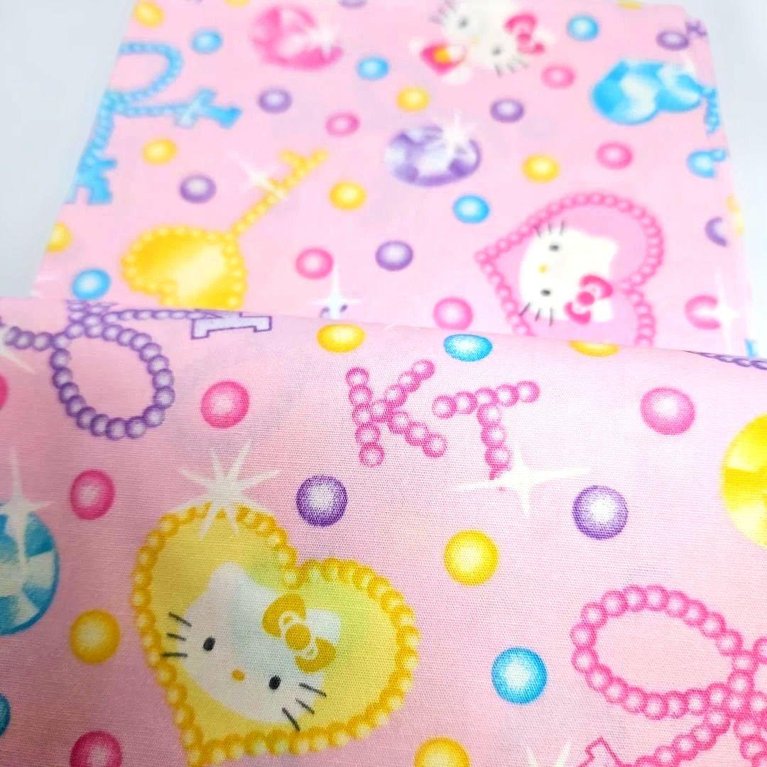 ハローキティのクロスで作るフォトフレーム　手作りキット　レア柄