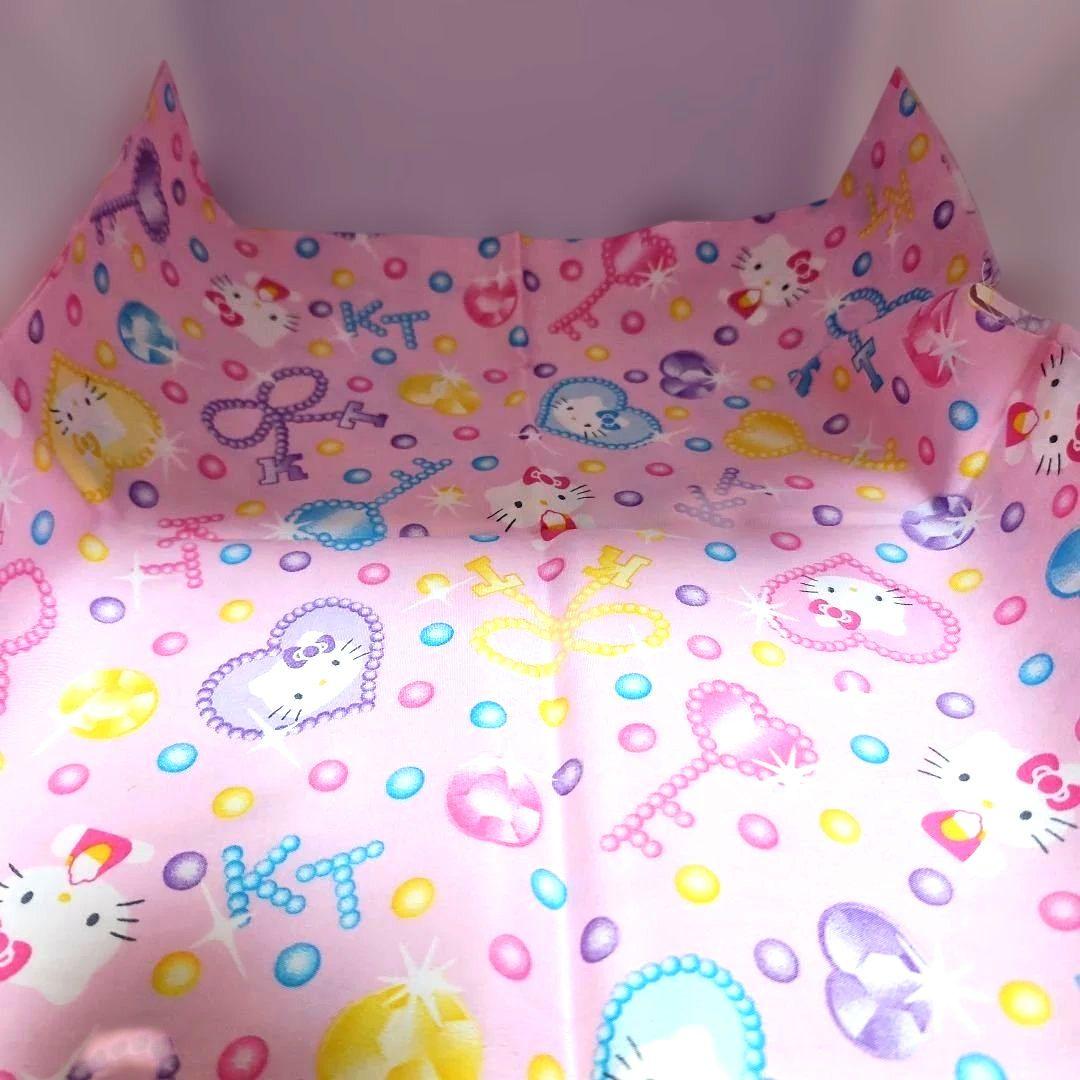 ハローキティのクロスで作るフォトフレーム　手作りキット　レア柄