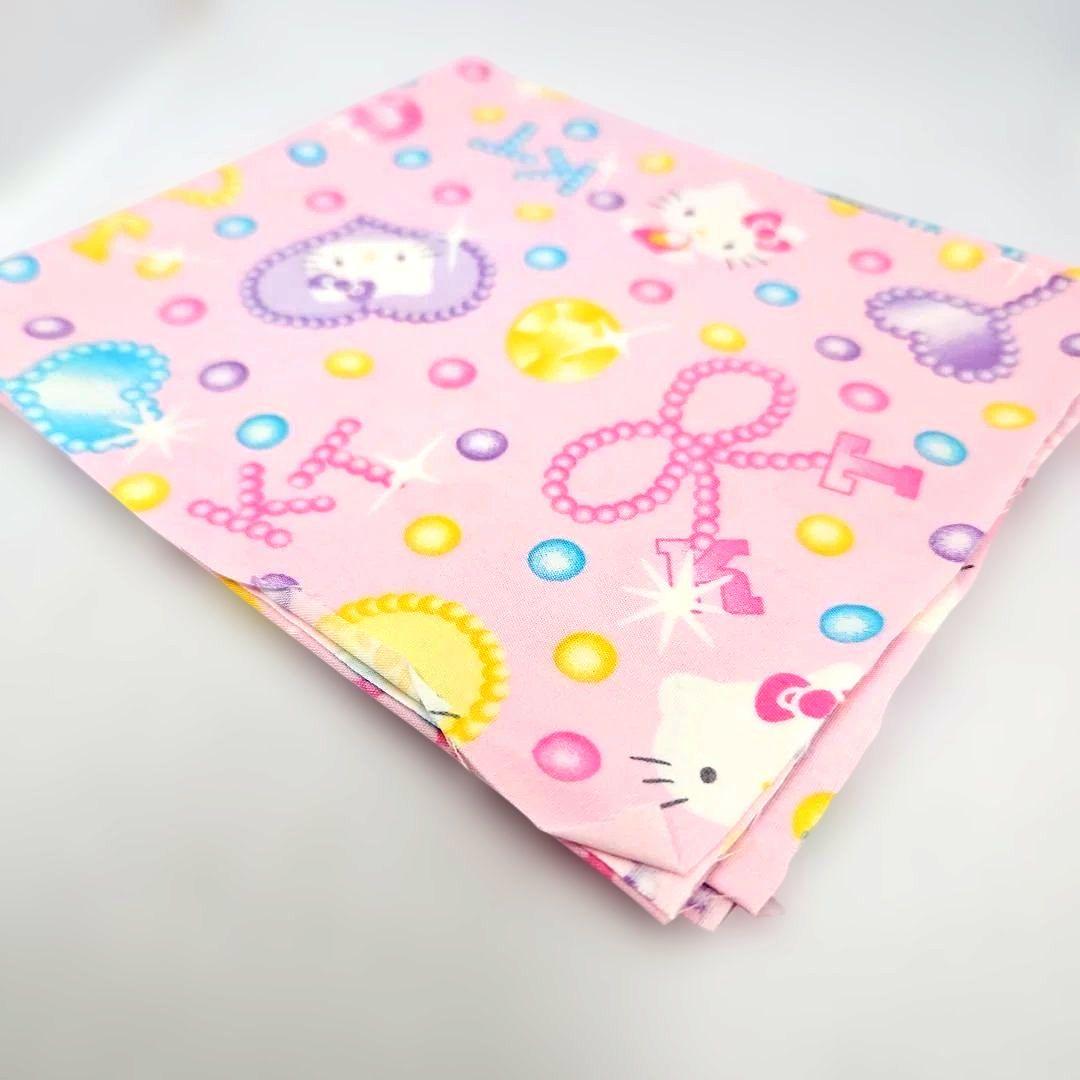 ハローキティのクロスで作るフォトフレーム　手作りキット　レア柄