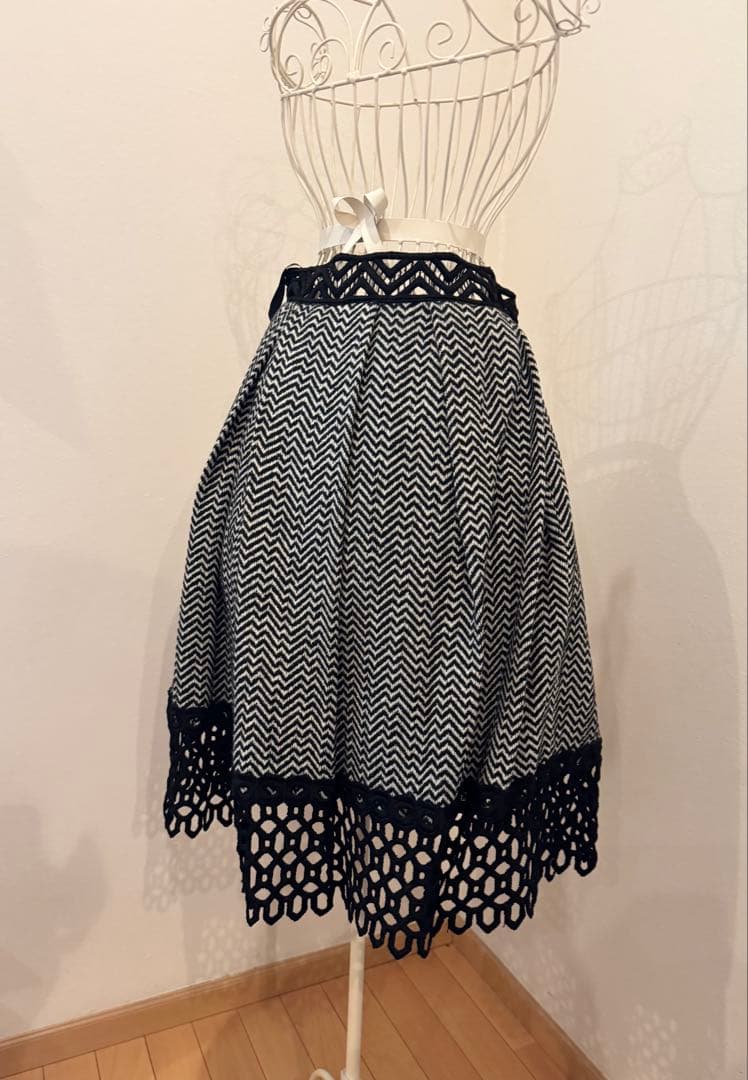 アナスイ レースツィードジャケット&スカートセット - メルカリ