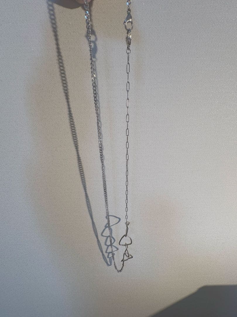 お値引き交渉不可　プリュイ　カデナストラップ　シルバー