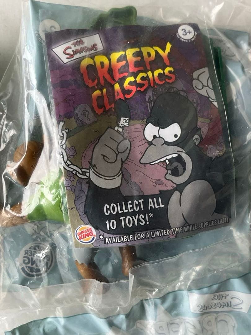 バーガーキング　米国キッズセット　2002年　 ザ・シンプソンズ　全10個セット