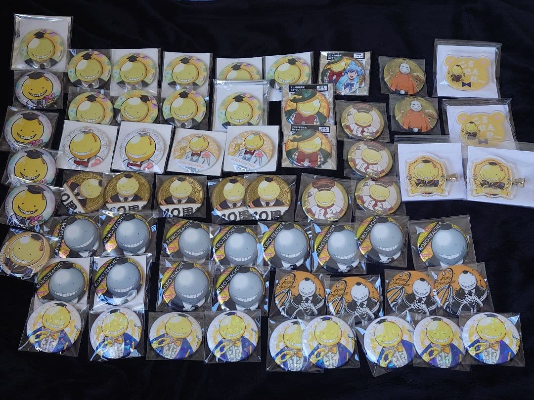 暗殺教室 缶バッジ等 グッズセット 殺せんせー ＋α