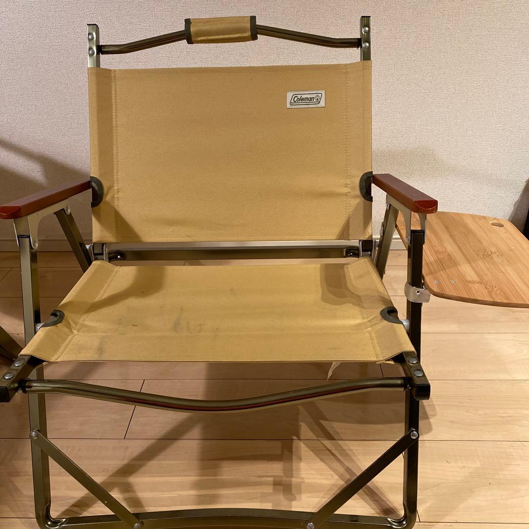 Colemanファイヤーサイドフォールディングチェア サイドテーブル 2脚