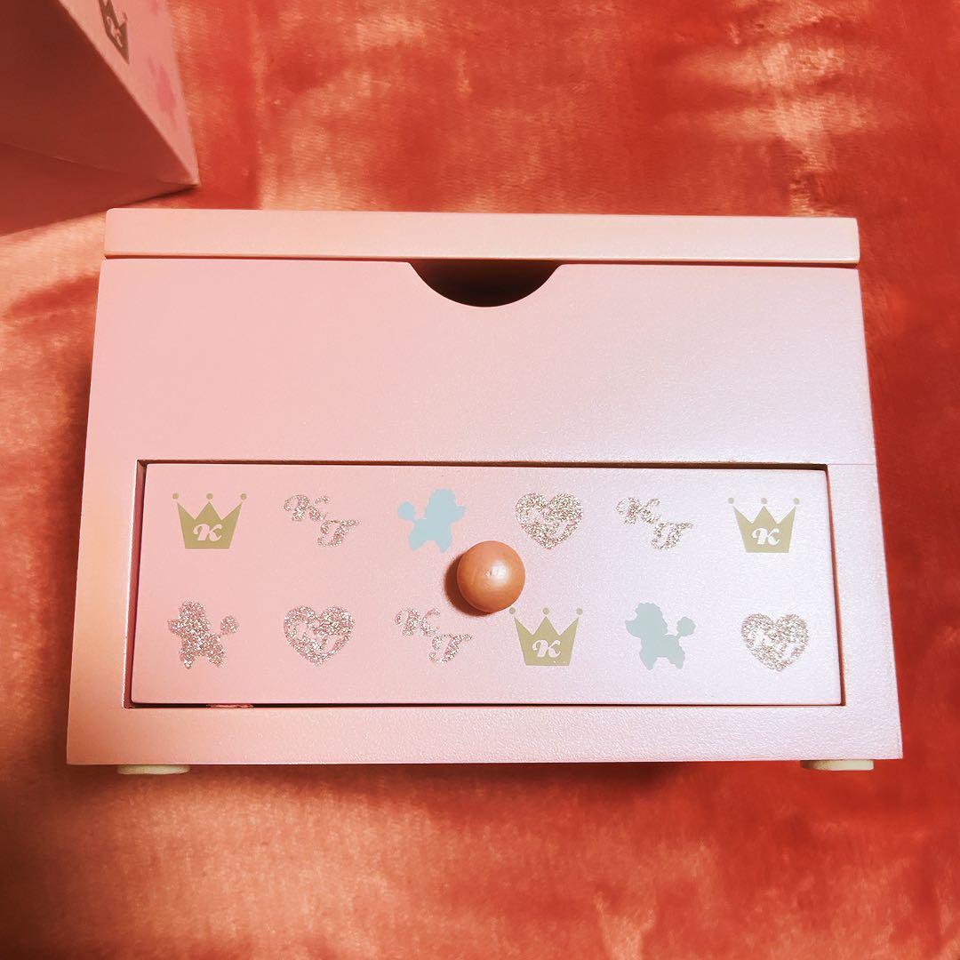 希少レア　ハローキティ　木製チェスト　ジュエリーケース　小物入れ　サンリオ