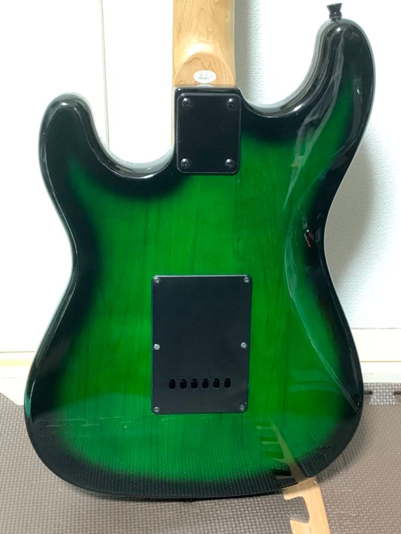 SELDER セルダー ストラトキャスター タイプ エレキギター 黒 緑 igb