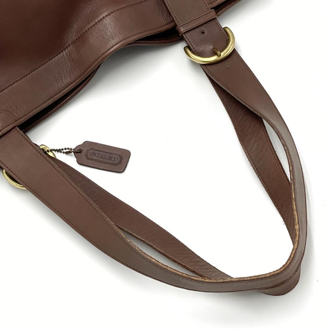 COACH オールドコーチ ブラウン トートバッグ A4サイズ可 4082 - メルカリ