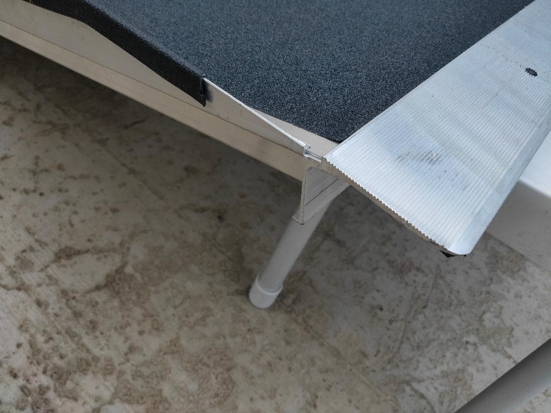 看護/介護に《耐荷重300kg》アルミ2枚折れ☆ポータブルスロープ1.5mサイズ