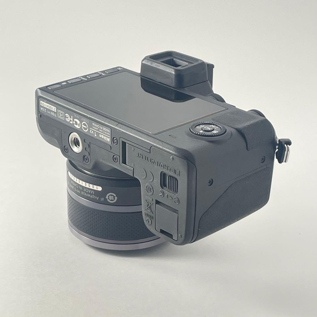 ショット数7000・返品保証】Nikon1 V2 ブラック標準レンズキット