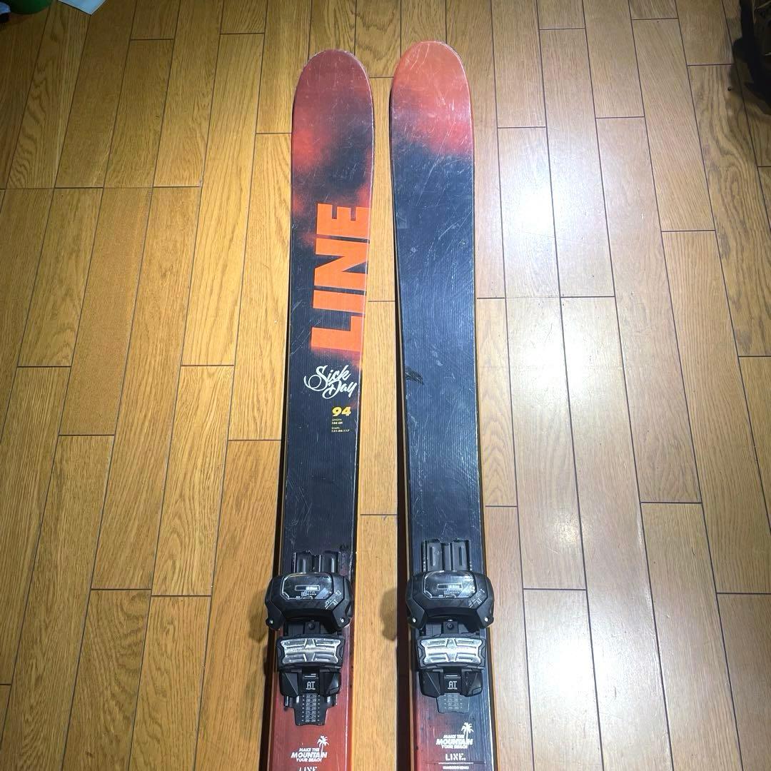 名機LINEラインSICKDAY172cm金具セット フリーライド - メルカリ