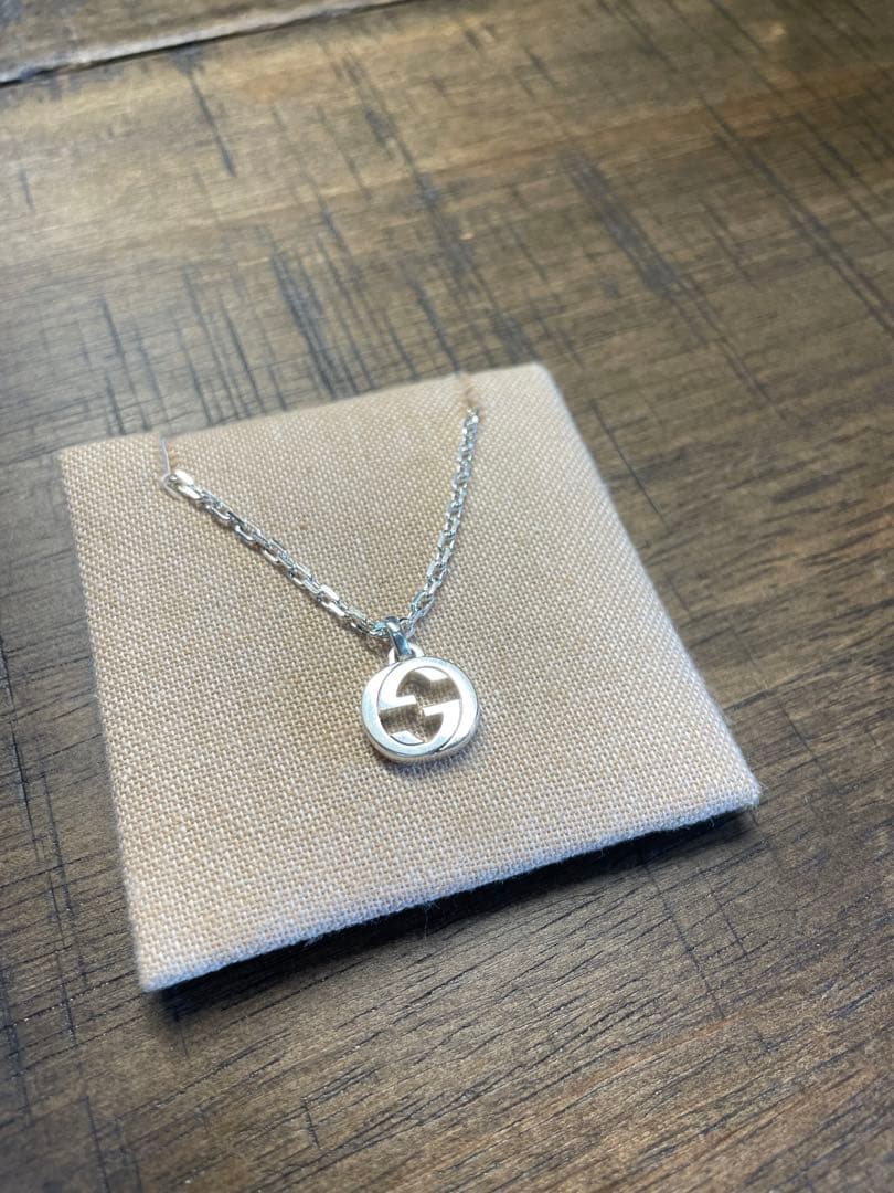 【星野源プロフ推奨】 美品✨GUCCI インターロッキングネックレス