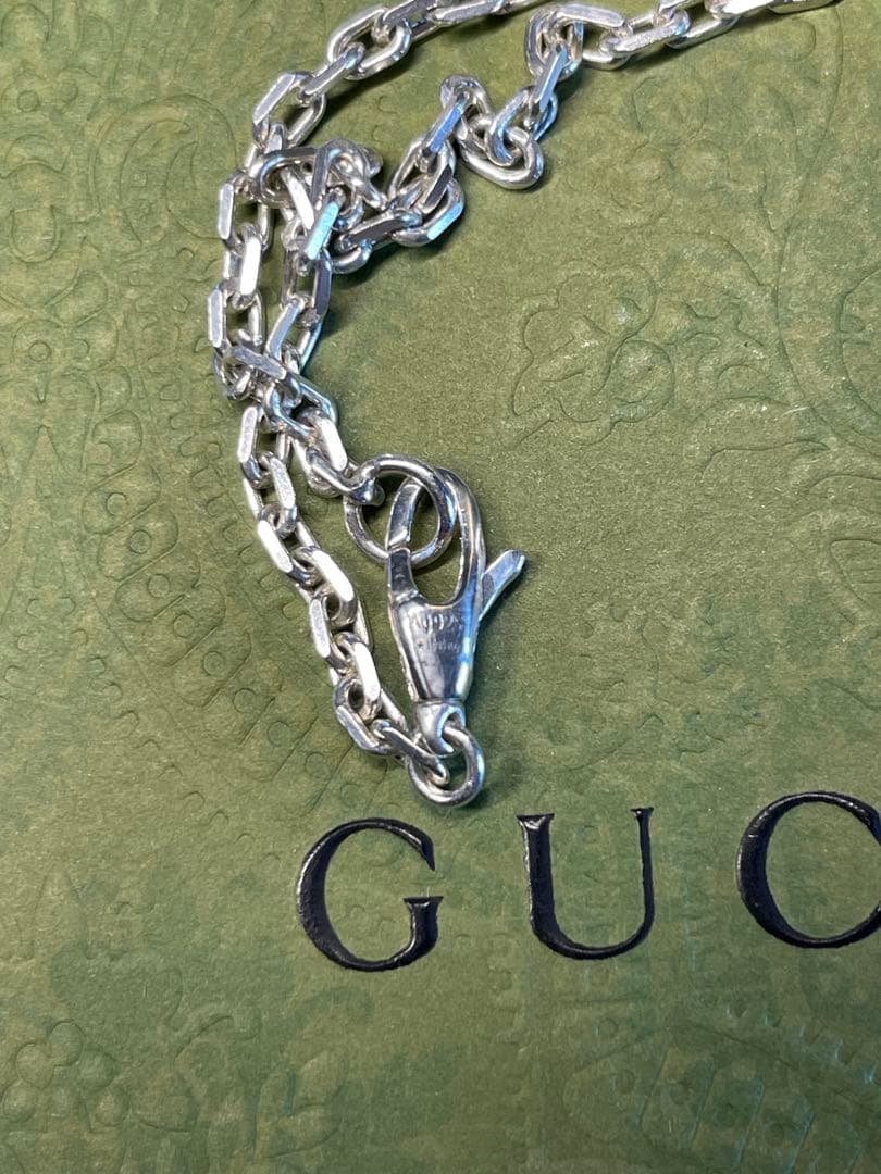 【星野源プロフ推奨】 美品✨GUCCI インターロッキングネックレス