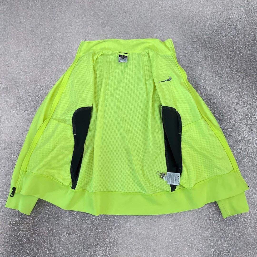 NIKE（ナイキ）ジャージ 蛍光グリーン XL 刺繍ロゴ DRI-FIT - メルカリ