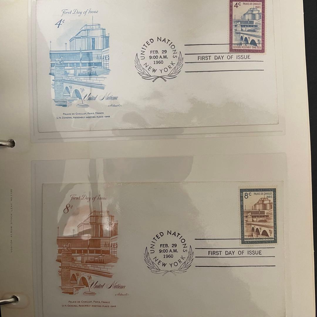 歴史 コレクション 国連 UN FDCカード 1950 1980年代 初日 - メルカリ