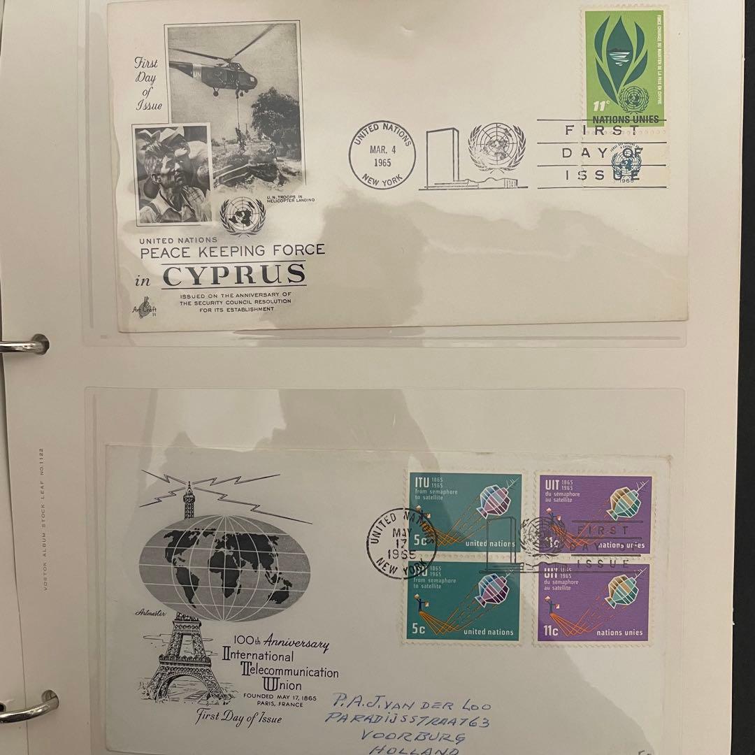 歴史 コレクション 国連 UN FDCカード 1950 1980年代 初日 - メルカリ