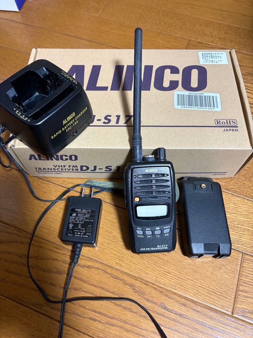 ALINCO DJ-S17 トランシーバー DJ-S17L 144MHzモノバンドトランシーバー アルインコ(ALINCO)