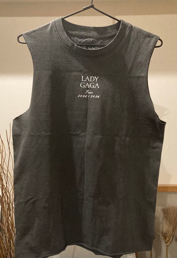 レディーガガ Lady Gaga タンクトップ グレー