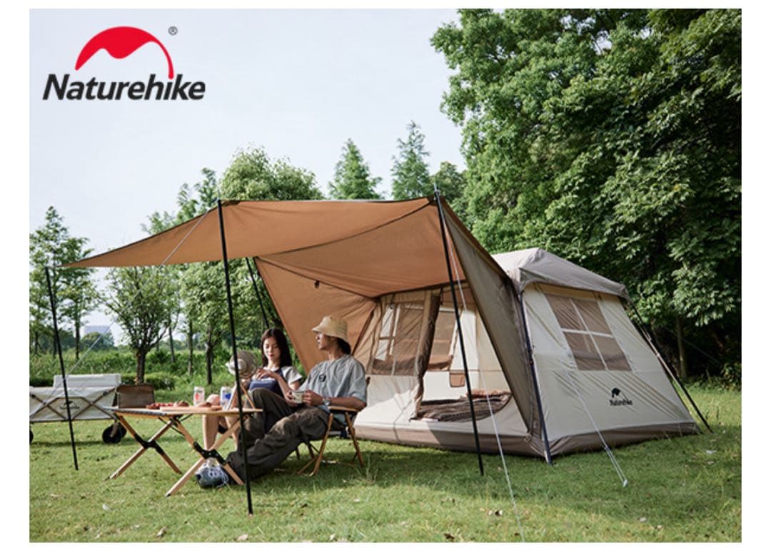 Naturehike ワンタッチテントTi BLACK 4人用　前室ポール二本付 楽天市場】【3月4日(水)20時〜販売開始！先行セール3月3日20時