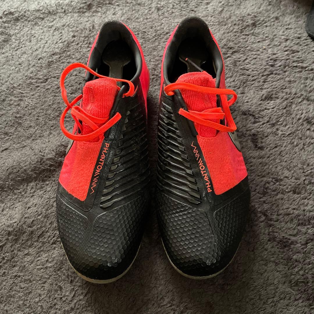NIKE PHANTOM VNM スパイクシューズ 黒/赤 NIKE SKIN PHANTOM VENOM Football Boots Academy AG Black UK Size