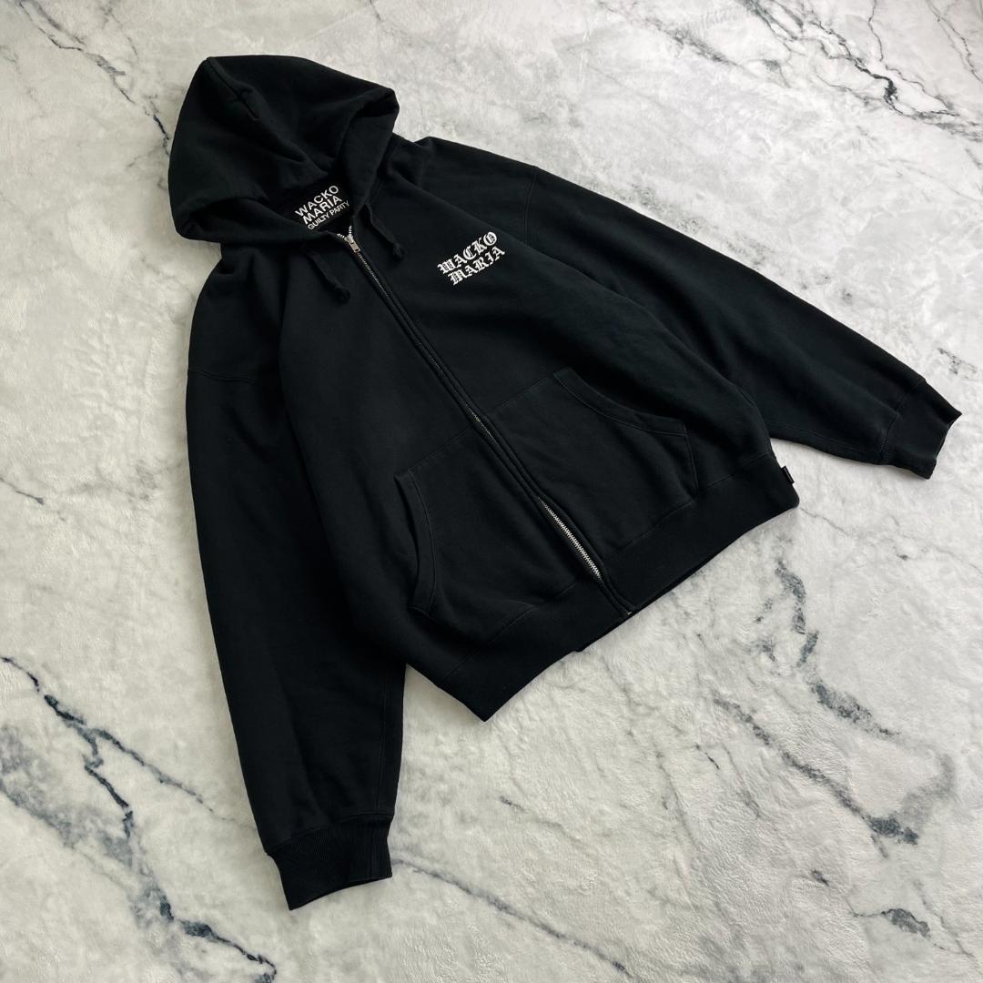 激レア・最高デザイン】ワコマリア☆バックアーチロゴ肉厚ジップ