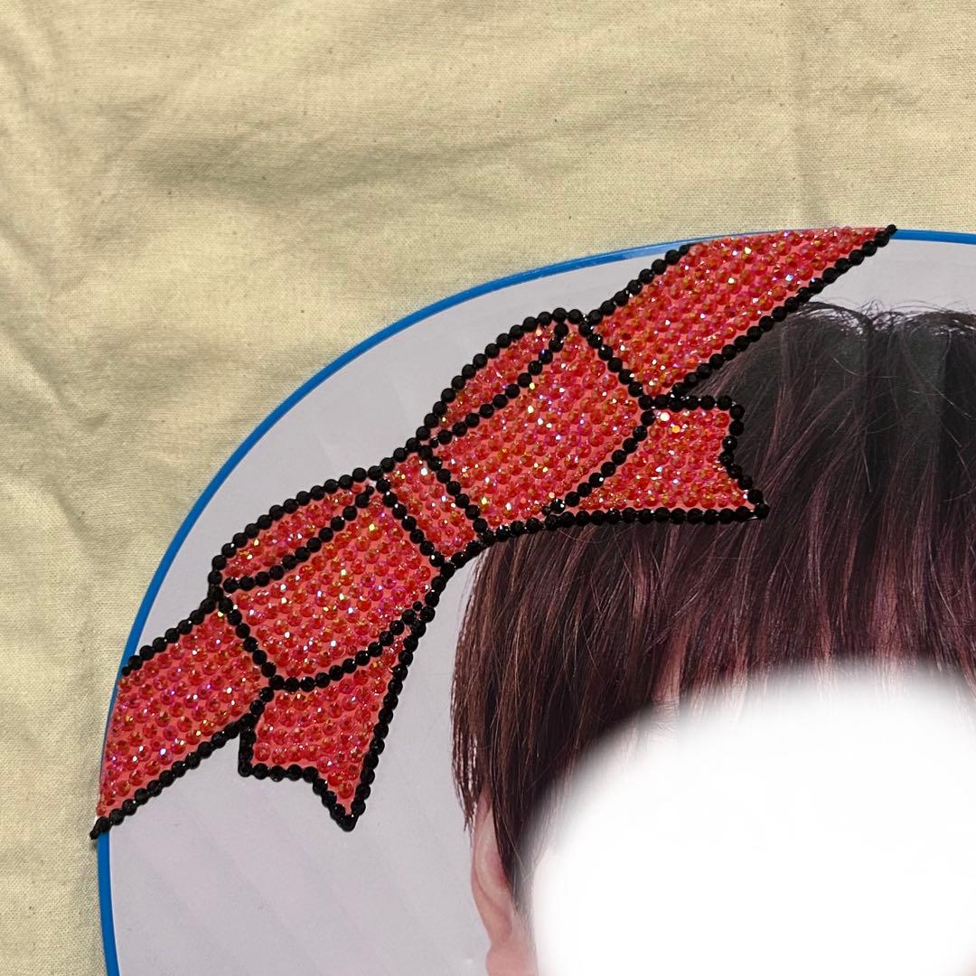 うちわ デコ パーツ リボン - メルカリ