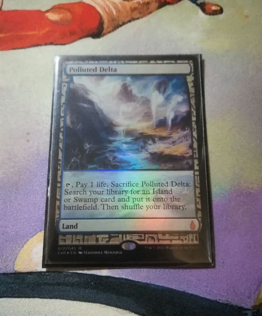 MTG 汚染された三角州　exp foil EX+](FOIL)汚染された三角州/Polluted Delta《英語》【Judge Promos】